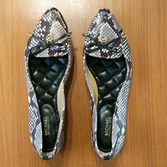 Michael Kors Shoes - New Michael Kors Snakeskin flats